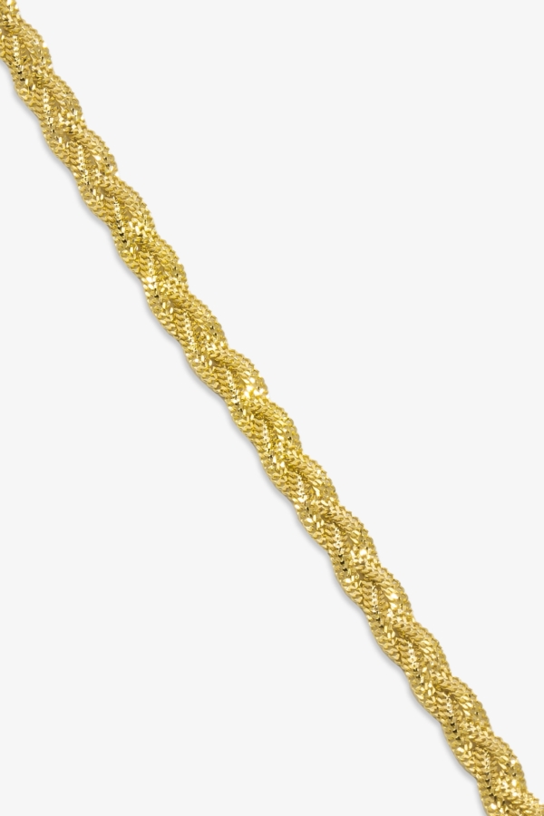 Gold Örgü Altın Bileklik