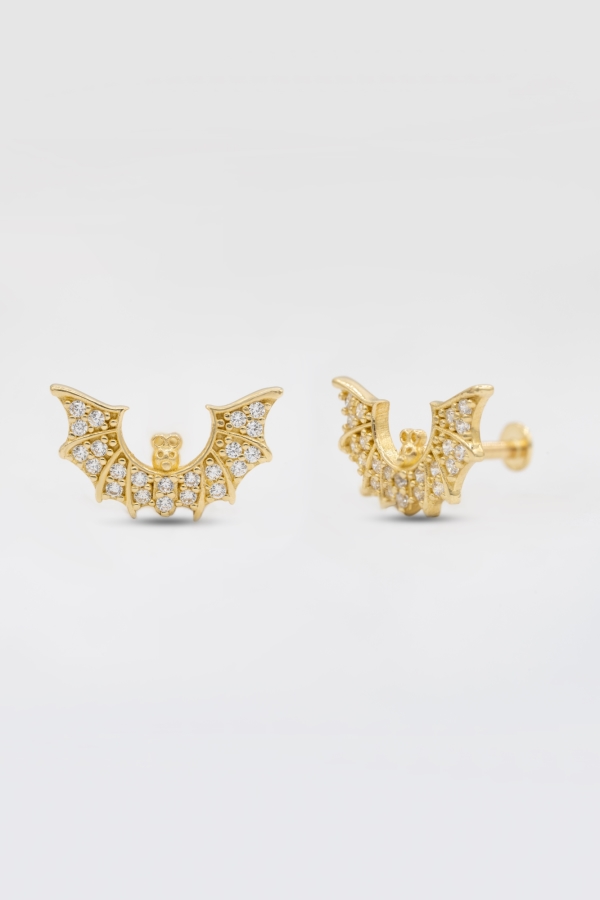 Gold Mini Yarasa Tragus Piercing