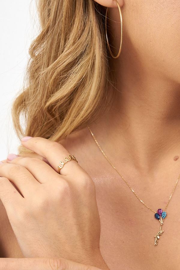 Gold Sonsuzluk Sarmaşığı Altın Yüzük