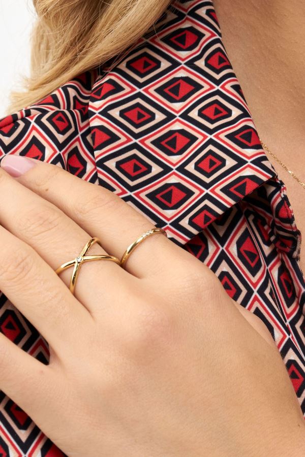 Gold Sonsuzluğun Parıltısı Altın Yüzük