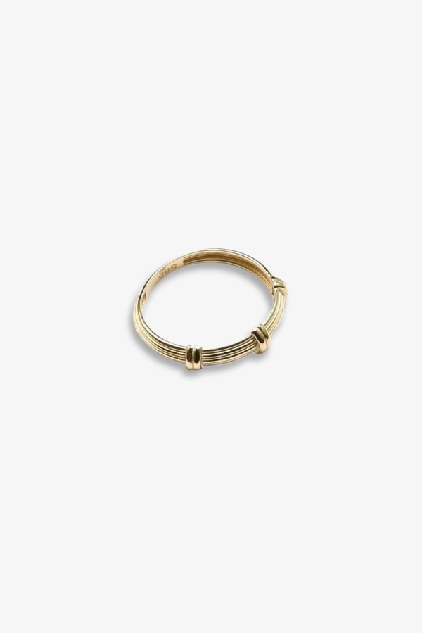 Gold Katman Bombeli Altın Yüzük